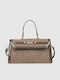 Damenhandtasche / Crossbody-Tasche in Zigarillo-Braun