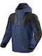 Rev'IT Component 3 H2O Winter Men's Motorcycle Jacket Cordura Waterproof Blue