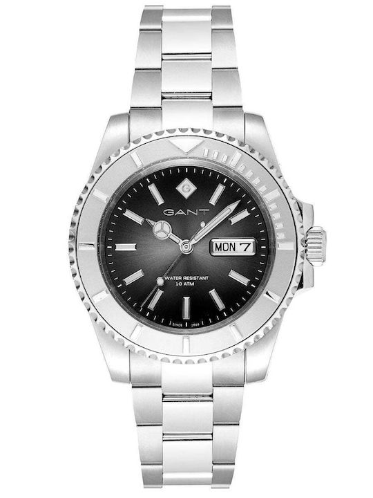 Gant Watertown Men's Watch 41mm Battery with Silver Metal Bracelet