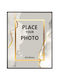 Decorative Photo Frame Plastic Black 41x51cm