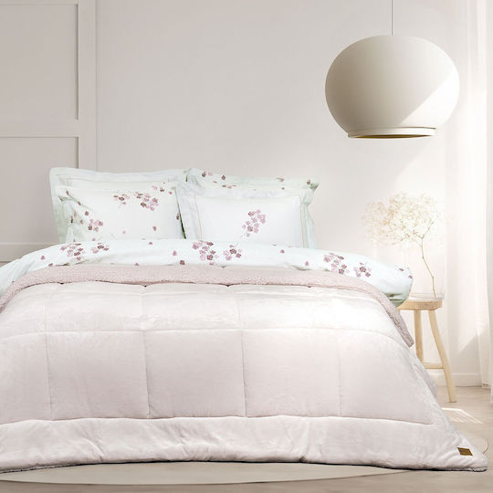 Nima Duvet Cover Single 160x220cm Cira Nude Pink 710 GSMGsm