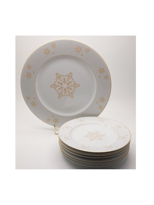 Christinholm Set Christmas Table Decorations Porcelain White 7pcs