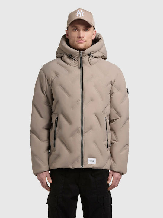 Khujo Μπουφάν Puffer Greige