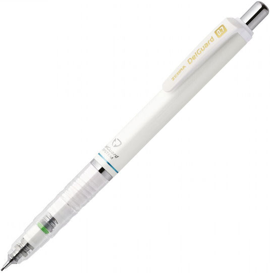 Zebra Mechanical Pencil Delguard 0.7 White P-mab85-w