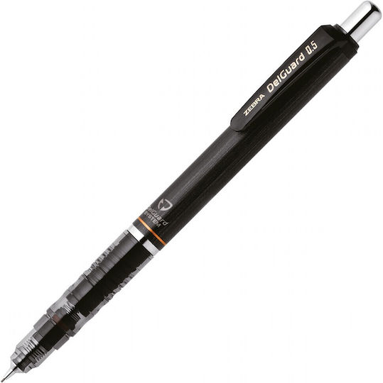 Zebra Mechanical Pencil Delguard 0.5 Black P-ma85-bk