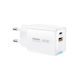 Remax Φορτιστής Χωρίς Καλώδιο GaN με Θύρα USB-A και Θύρα USB-C 45W Quick Charge 4.0 Λευκός (CA05)