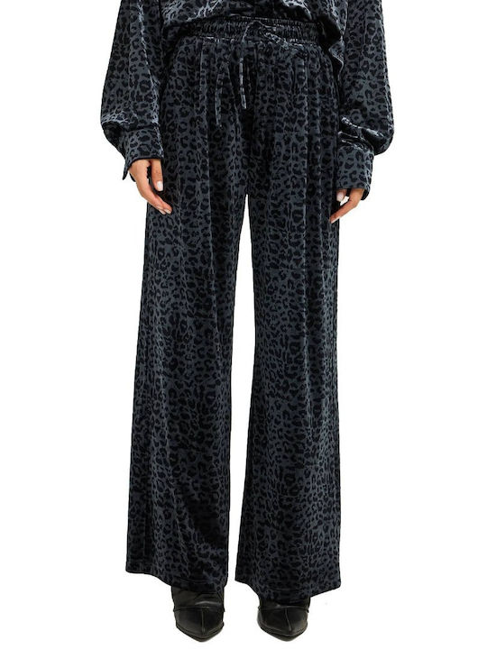 Funky Buddha Sweatpants Jogger Velvet Animal Print