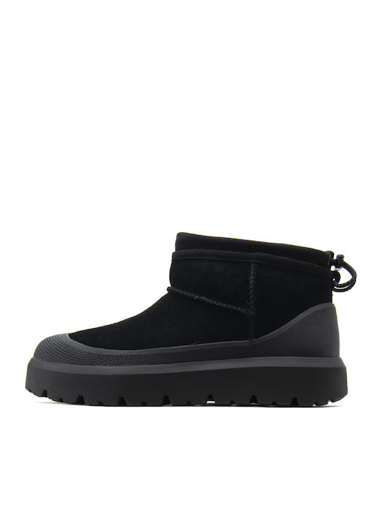 UGG Ultra Mini Weather Hybrid Μποτάκια Casual Μαύρα 1174196-BBLC