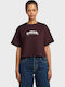 Damen T-Shirt Bordeaux