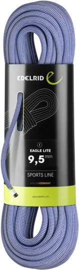 Corzi Dinamic Monofilament Pentru Escaladă Eagle Light 80m Edelrid Albastru
