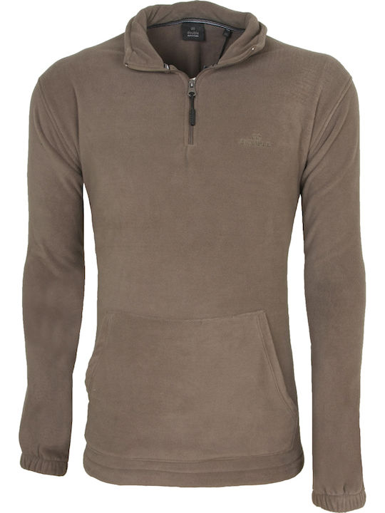 Double Long Sleeve Gray Blouse