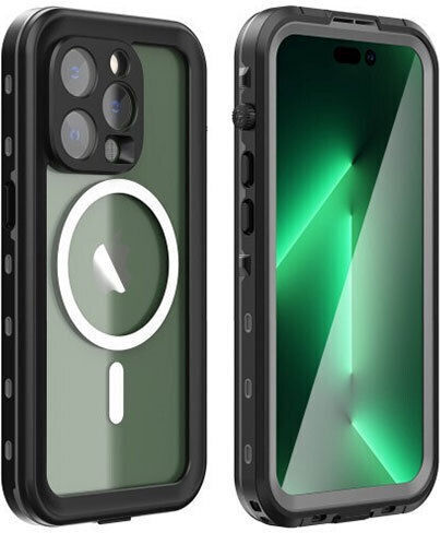 Redpepper 360 Full Cover Silicone Waterproof Black (iPhone 15 Pro)