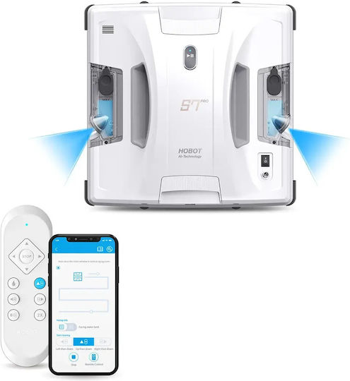 Hobot S7 Pro Робот За Прозорци Електрически Бял