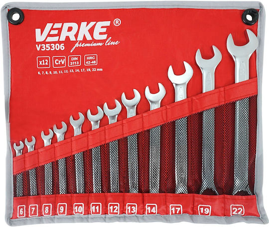 Set Chei Poligonale Germane 12 Bucăți 6-22mm V35306 Verke