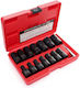 Impact Steckschlüssel-Set Bit Kraft&dele 1/2'' 15 Stücke Kd11793