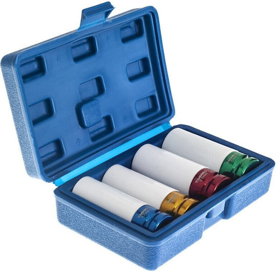 Set 4 Chei Tubulare de Impact Tagred Ta1254 1/2" 17 22 Mm Teflon