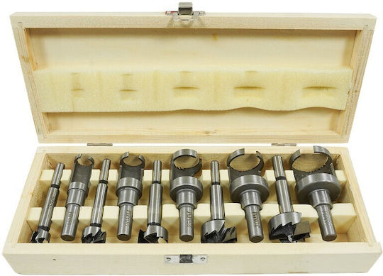 Set 10 Bituri Pentru Lemn Verke V05066 15-35 Mm