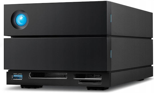 Lacie 2Big Raid Thunderbolt 3 Externe Festplatte 60TB Multi-Bay Schwarze