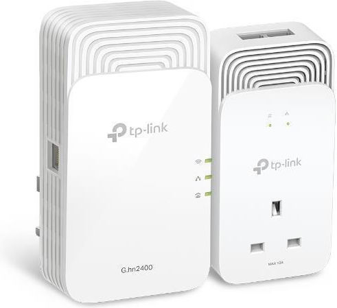 TP-LINK PGW2440 KIT (UK) Powerline Διπλό για Ασύρματη Σύνδεση Wi‑Fi 6 και Θύρα Gigabit Ethernet