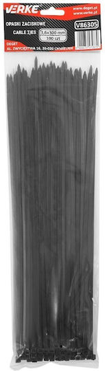 Set Legături Cablu Verke V86305 100 Buc 3.6x300 Mm