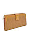 Large Women's Wallet Classic Tabac Brown