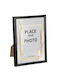 Wooden Photo Frame with Black Frame