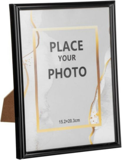 Wooden Photo Frame with Black Frame