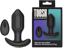 Anal Plug mit Vibration Schwarz Anal Plug mit Vibration Schwarz