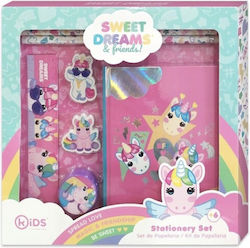 Pink Einhorn Sweet Dreams Kinder Schreibwaren-Set Pink Einhorn Sweet Dreams Kinder Schreibwaren-Set