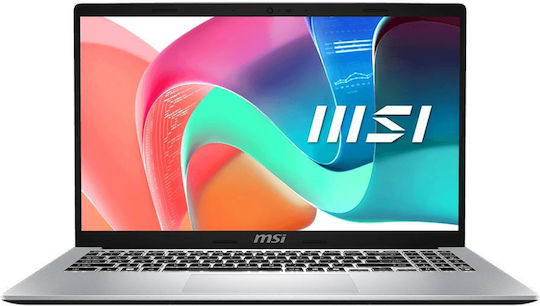 MSI Modern 15 F1MG 15.6" FHD (Core 7-150U/16GB/512GB SSD/W11 Home) Urban Silver (US Keyboard)