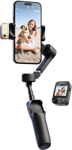 Hohem Isteady V3 Ultra Phone Gimbal with 3 Axis Stabilization and 9 Operating Hours Black