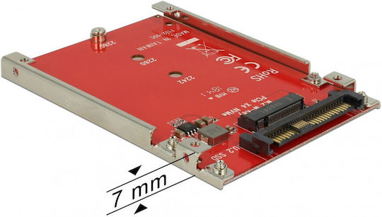 Delock Konverter 2.5" U.2 Sff-8639 Zu M.2 Nvme Schlüssel M 7 Mm Delock 62725