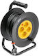 Högert Extension Reel Cord 3 x 1mm²/4m Black