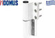 Domus 6850l Perimetric Double Heavy Duty Aluminum Hinge White
