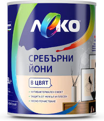 Interior Paint Leko Silver Ions Antibacterial Effect Approved By Ministry Health Easy To Apply Maintain Matte 2.5l Sunny Morning
