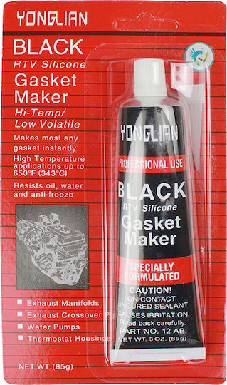 Black High Temperature Silicone 85 G K2