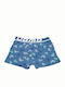 Men's Boxer Sky Blue with Patterns