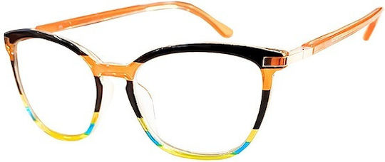 Readers Lesebrille +3.00 in Braun Farbe RD220