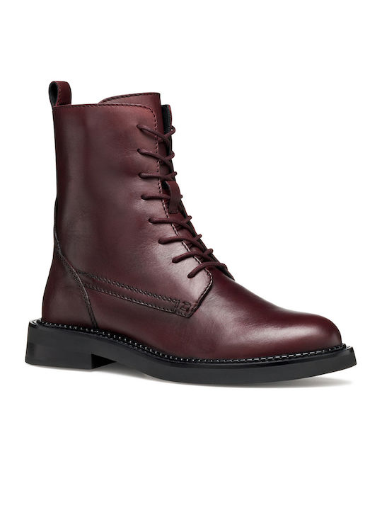 D Serilda G Leather Women's Ankle Boots Brown