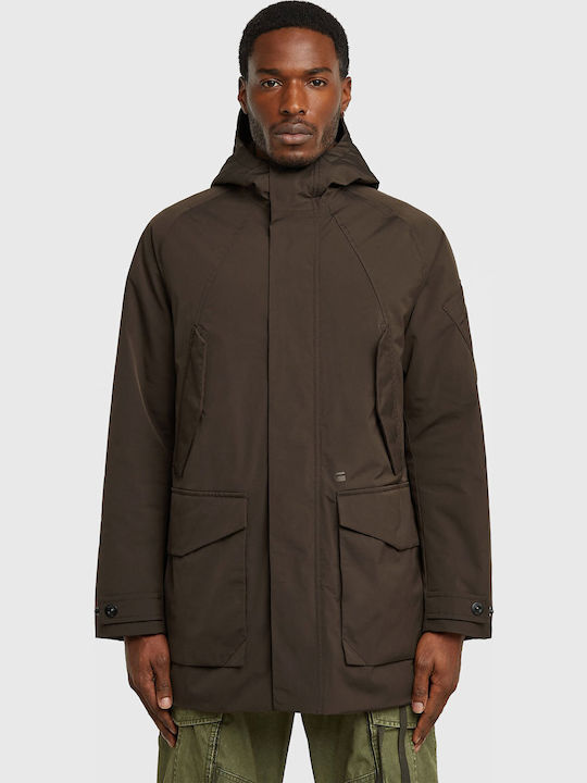 G-Star Raw Μπουφάν Puffer Brown