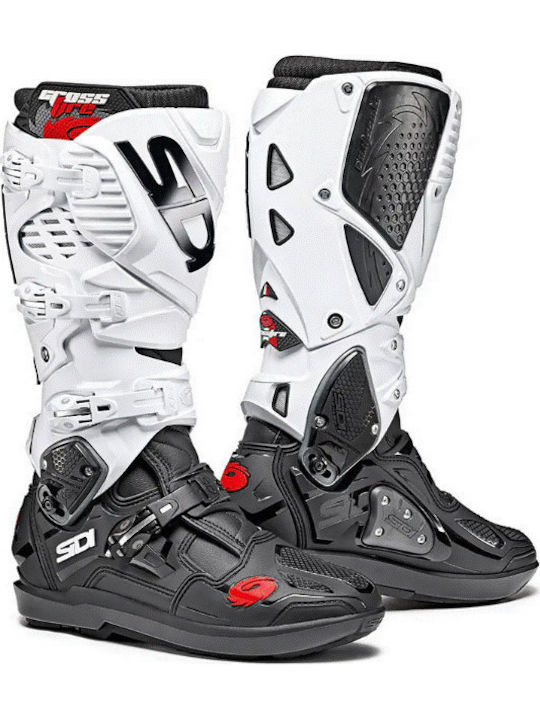 Sidi Crossfire 3 Srs Cizme Motocross Bărbați Negri