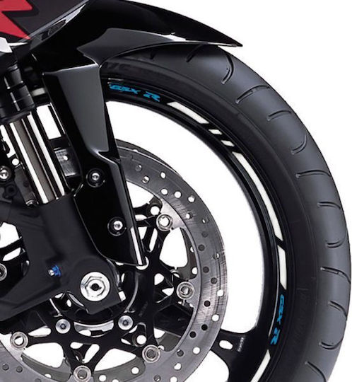 Md Ταινία Τροχών Suzuki Gsx-r White Blue