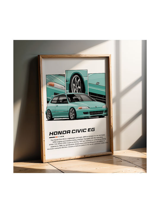 Poster Honda Civic Eg Cr030 30cm X 40cm Premium...