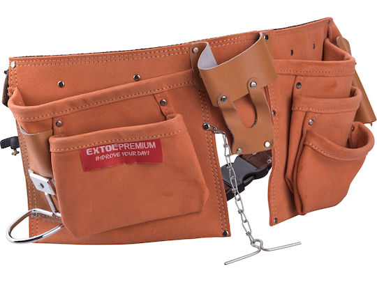 Zimmermann Gurt Extol Premium 420 9 Taschen Hammerhalter
