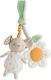 Saro Hanging Baby Toy for Stroller with Mirror Spring Cottage Mouse Leaves for Newborns