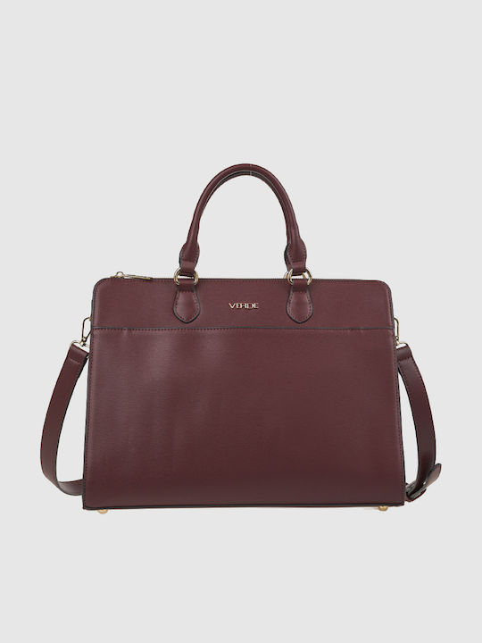 Verde Women's Bag Handbag Burgundy