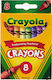 Nicht-Toxische Wachskreiden Kinder Schulkreiden Crayola 8 Farben