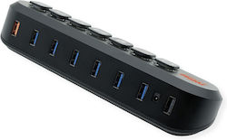 Roline USB-Hub 7 Anschlüsse USB-A Roline USB-Hub 7 Anschlüsse USB-A