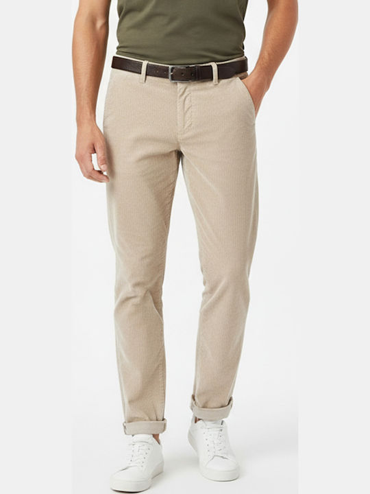 Fynch Hatton Παντελόνι Ελαστικό Beige