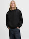 Sweat Φούτερ με Κουκούλα Black